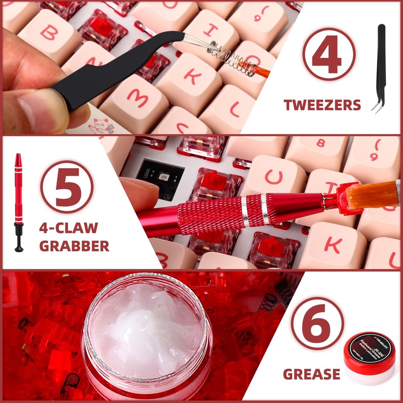 YIMAGUJRX Keyboard Remover Tool Kit 8 Pcs Set, 10g Keyboard