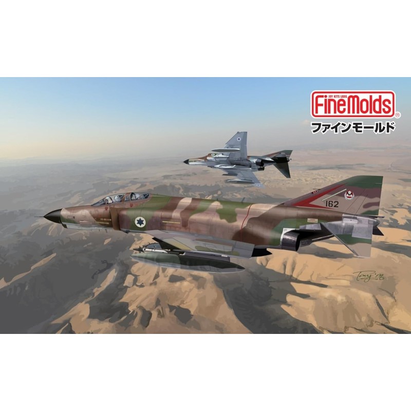FineMolds FX02 1/72 Jet Series Israel F-4E Fighter Plane Kurunas