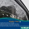 YLSCOO Window Visors Rain Guards fits 2024-2026 Hyundai Kona, Out-Channel