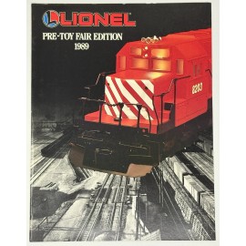 Lionel Train Catalogs 1989, Pre-Toy Fair Edition & Toy Fair Edition
