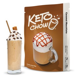 KETO CHOW CARAMEL MACCHIATO - 21 MEAL BAG