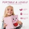 PESLNG Secret Diary Girl with Lock, Plush Notebook with Padlock,