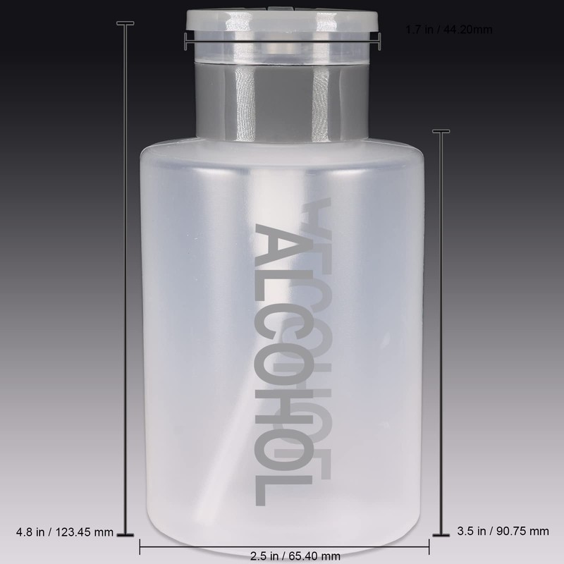 9oz Push Down Pump Dispenser Flip Top Cap Refillable Empty