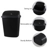 Yesdate 18 Gallon Plastic Garbage Bin with Swing Lid, Set