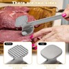 Meat Tenderizer Hammer, Stainless Steel Meat Mallet Kitchen Tool, Double