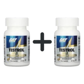 2 Piezas Gat Testrol Gold Es 60tabs                                                                                                                   