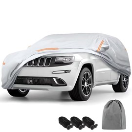 GIANT PANDA Custom Fit for Jeep Grand Cherokee L Car Cover, Waterproof SUV Cover with Soft Lining for Grand Cherokee L 2021-2025