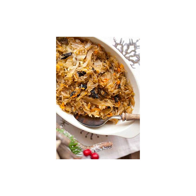 KRAKUS SAUERKRAUT WITH CARROT 31.74oz (900G). Product of Poland. kapusta