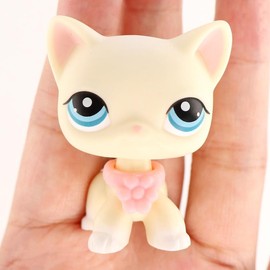 diylpshome miniature shorthair cat kitten toy pet figure cat and dog kids gift:_shorthair cat #2433