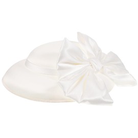 SEWACC Pillbox Hat Retro Top Hat Has Hats Dreses Wedding Fascinators Bowler Hat Party Headgear Wedding Dress Women's White