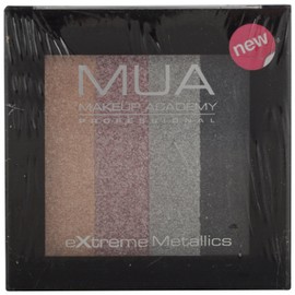 MUA Metallic Lidschatten Quad - Glammed Up
