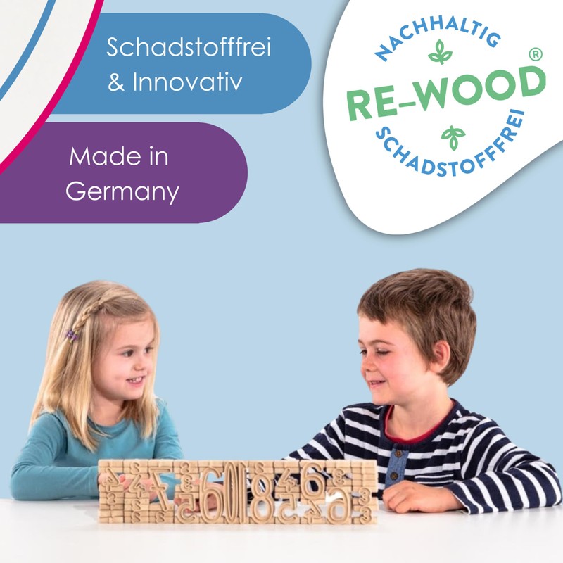 Wissner aktiv lernen R80020.000 Stacking Numbers Starter Kit (11 Pieces)