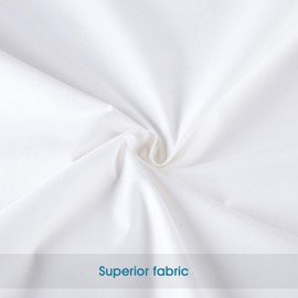 STONECREST Gusseted Pillow Protector - 1 PC, Zipper Premium Gusset Pillow Encasement Covers(300tc Sateen-Gusset, Standard)