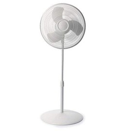 PEDESTAL FAN OSCIL 16"WHT