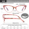 YTDBNS Cat Eye Reading Glasses for Women, Eyeglasses, Blue Light
