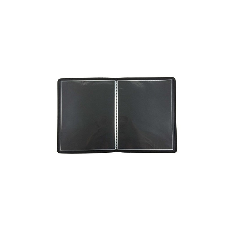 Filexec Products Art Presentation Book, 8.5"x11", 24Page/48 Views (93230),Black