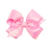 Wee Ones Girls' Sheer Iridescent and Grosgrain Overlay Hair Bow