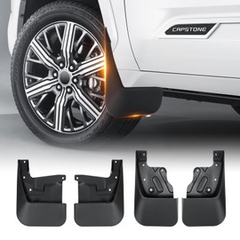 Sunsdrew Mud Flaps for Toyota Tundra 2022-2026 Mudguards Accessories All-Weather Splash Guards 4PCS No-Drill Front&Rear Tundra Mudflaps Set(Not fits SR Models)