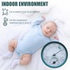 PRITOK Analogue Thermometer Hygrometer 2-in-1: Pack of 3 Mini Thermo-Hygrometer