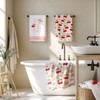 Fakindiy Cherry Kitchen Towels Set of 4,16x24 Inch Super Absorbent