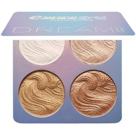 Yaozher Maquillaje ilnador Paleta de ilnadores Polvos brillantes Maquillaje ilnador Facial Illr Paleta de bronceadores Larga duración tQ