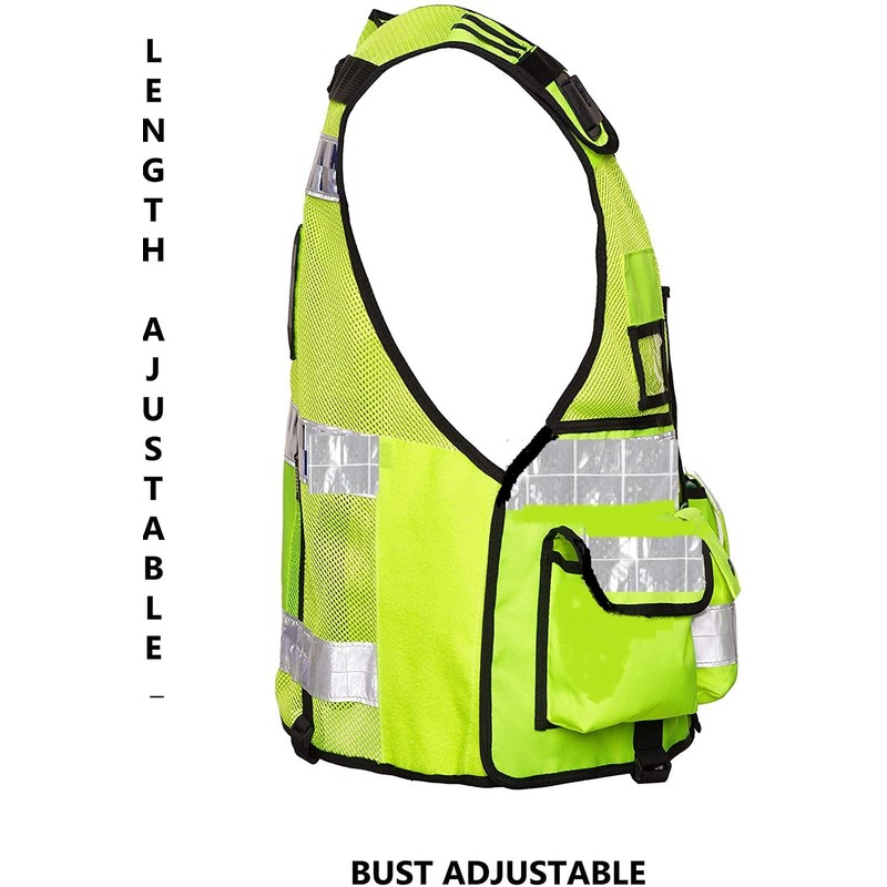 SECURITY High Visibility Safety Vest Jacket Tactical Law Enforcement Gear
