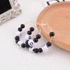 Black 8 Ball Beaded Earrings for Women Sister 8 Billiards