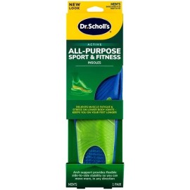 Dr. Scholl's All-Purpose Sport & Fitness Insoles Men's Sizes 8-14 1 PR