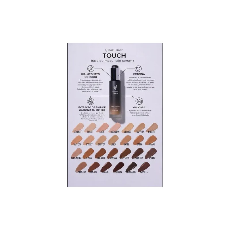 Base De Maquillaje Liquida Con Serum + Touch Younique