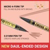 Microblading Eyebrow Pen - 2-in-1 Dual-Ended Eyebrow Pencil with Micro-Fork