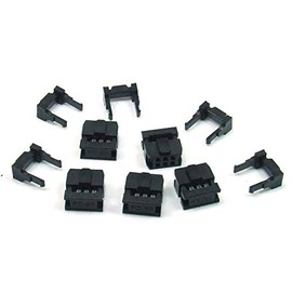 POPESQ® #A1359 IDC 2.54 mm Male Ribbon Cable 6-Pin Pack of 5