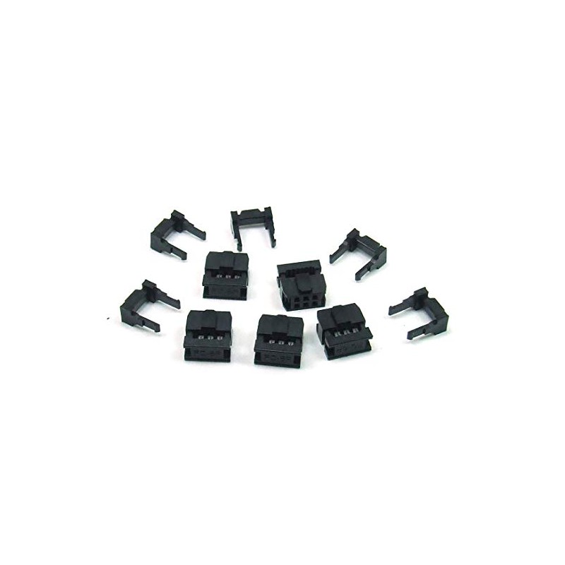 POPESQ® #A1359 IDC 2.54 mm Male Ribbon Cable 6-Pin Pack