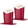 Aatacas Pack of 2 Plush Lined Eyeglasses Holder Stand Protective