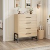 GarveeHome 4 Dresser for Bedroom, 38.6" Tall Dresser, Tall Drawer