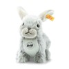 Steiff Dormili Rabbit 21 cm Cuddly Toy Grey Sitting, Gray