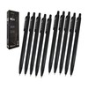 RADIUS M24 Retractable Ballpoint Pens, BLACK, Medium Point (1.0mm), Pack