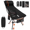 NOVSIGHT Portable Folding Chair Packable for Camping Bench Backpacking Outdoor