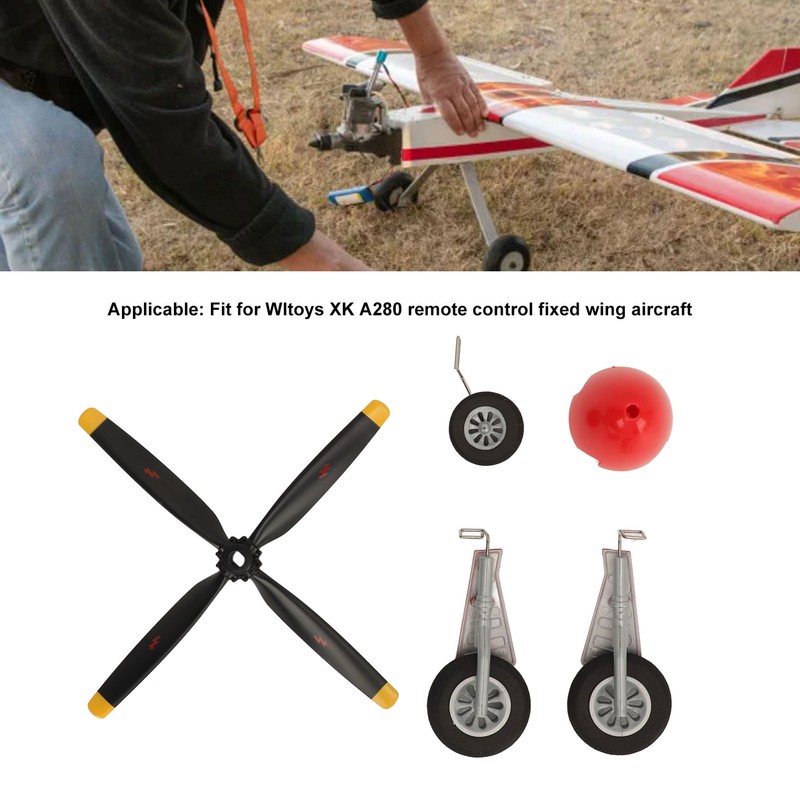 Fairing Landing Gear Blades Kit Easy to Assemble for Wltoys