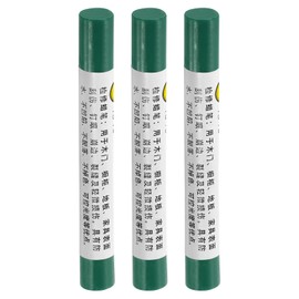 uxcell Furniture Repair Crayons, 3Pcs - Wood Wax Filler Stick, Furniture Markers Touch Up - for Scratches Holes Tables Desks Wooden Floors Cover Ups, Grass Green
