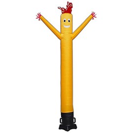 Hi Suyi 20ft Advertising Inflatable Tube Men Blow Up Giant Waving Arm Fly Puppet Christmas Decorative Signs for Business Store Party (No Blower)