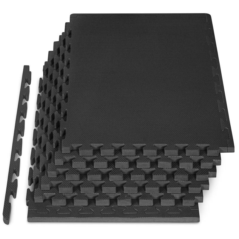 ProsourceFit Weaved Pattern Extra Thick Exercise Puzzle Mat 3/4-inch, EVA
