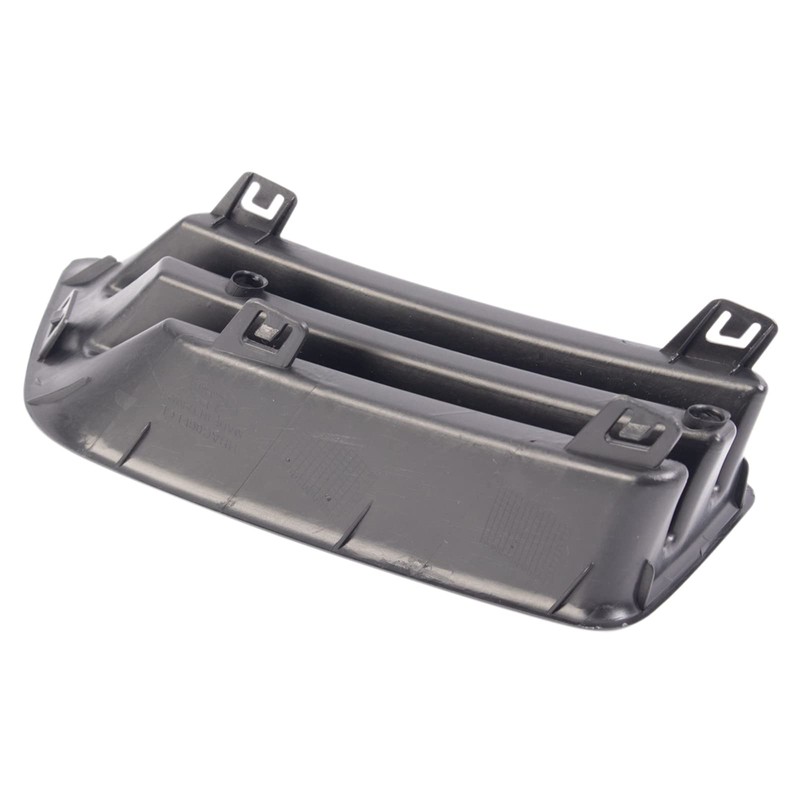 TRQ Front Left Fog Light Hole Cover Black Drivers Side