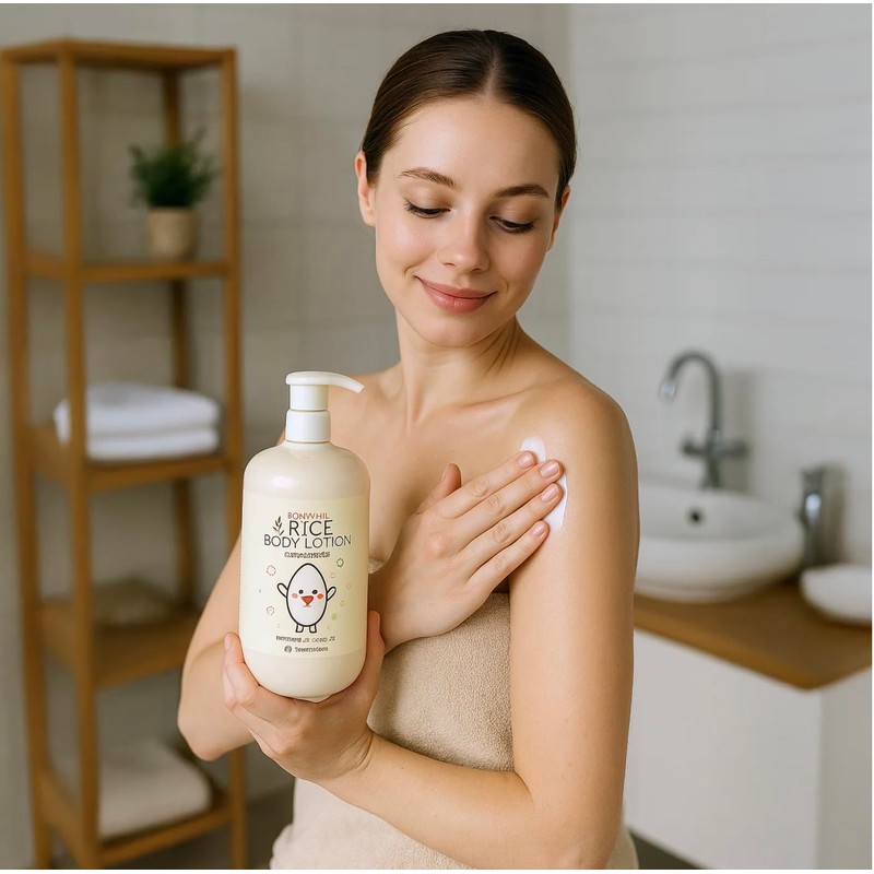 BONNYHILL Rice Body Lotion, Moisturizes And Enhances Skin Radiance 33.81