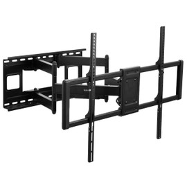 VIVO Heavy Duty 60 to 120 inch Extra Large Screen TV Articulating Wall Mount for LCD LED Flat and Curved Screens, Extended Arm Swivel Mount, Max VESA 900x600mm, Black, MOUNT-VW120M
