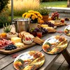 50 Pcs Fall Paper Plates 12 Inch Large Watercolor Landscape