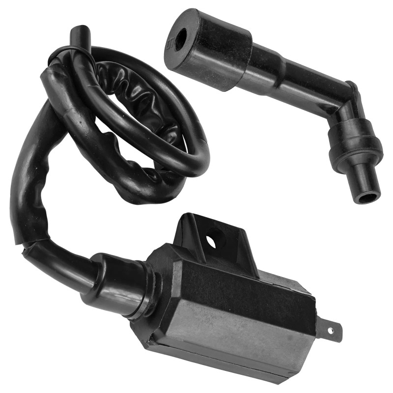 Caltric Ignition Coil w/ Spark Plug Boot Cap For Kawasaki