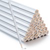 Tondiamo 48 Packs Silver Pencils Hex Silver Welders Pencils Metallic