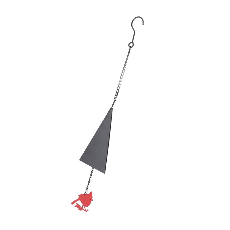 Wind Bell Hanging Decoration Iron Rust Proof Geometric Bird Bell