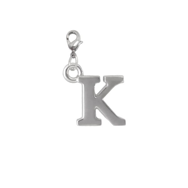 Daio Seisakusho PE1000 Initial Alphabet Charm, Number Charm, Necklace, Pendant,