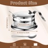 Honeydak 2 Set Stainless Steel Endurance Salt Server with Spoon